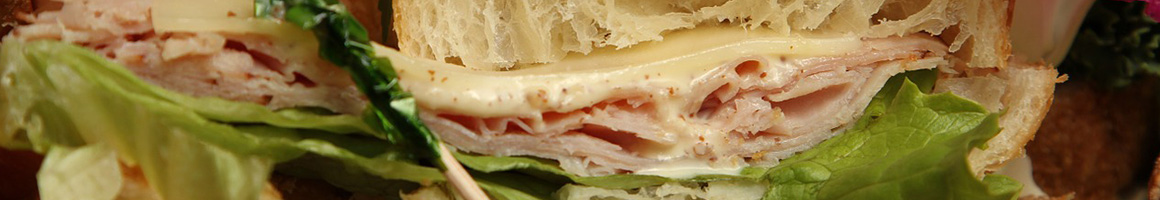 Eating Sandwich Salad at MMM That's A Wrap restaurant in Queens, NY.